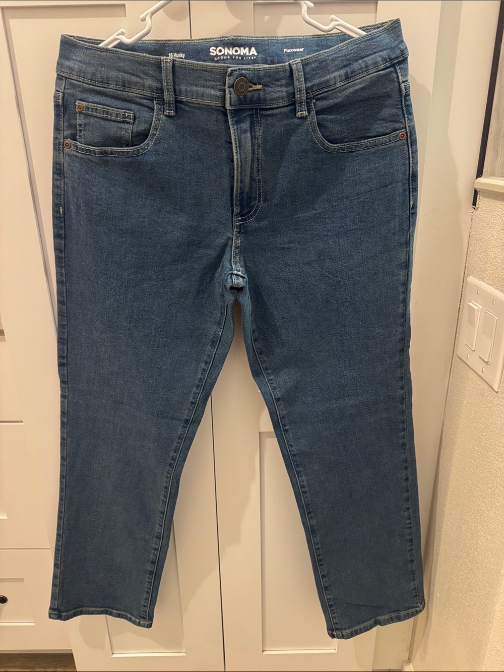 SONOMA Youth (Sz 16 Husky) Blue Straight Flexwear Jeans